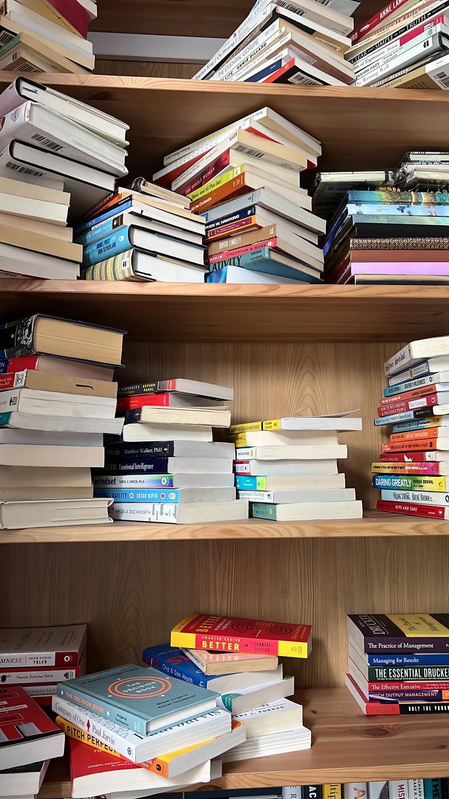 The Weight of Inherited Wisdom: My Mother’s Book&nbsp;Collection
